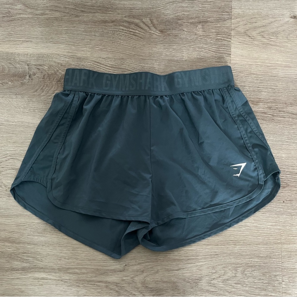 Blue Gymshark loose fit training shorts size medium